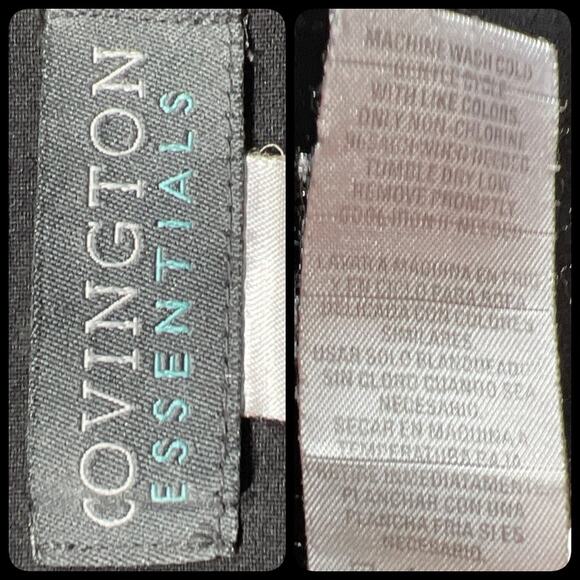 Covington Essentials Ladies Career Slacks Dress Pants 10S Black - Picture 9 of 13